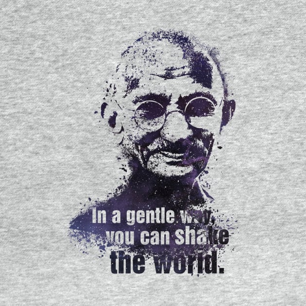 Gandhi quote by conquart